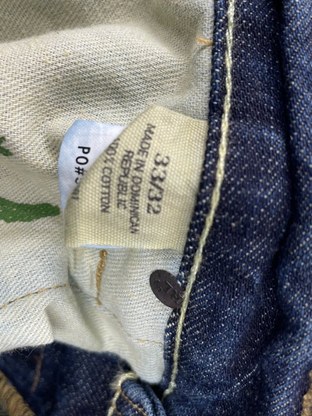 Polo Ralph Lauren 018 Slim Straight Dark Wash Denim Jeans Men's 34x33 - Picture 6 of 16